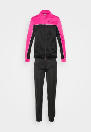 FULL ZIP SUIT - Tracksuit - black/pink