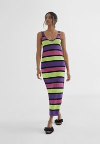 LOLA CASADEMUNT Vestido largo - purple, green, pink