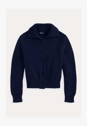 Polo Ralph Lauren, COTTON-BLEND BUTTONED CARDIGAN - Cardigan - cruise navy