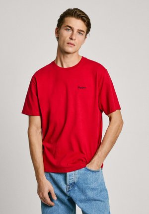Pepe Jeans Basic T-shirt - rugby red