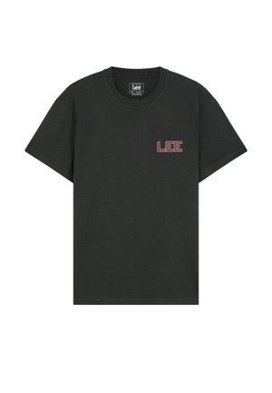 Lee, LEE VARSITY TEE - T-shirt imprimé - washed black