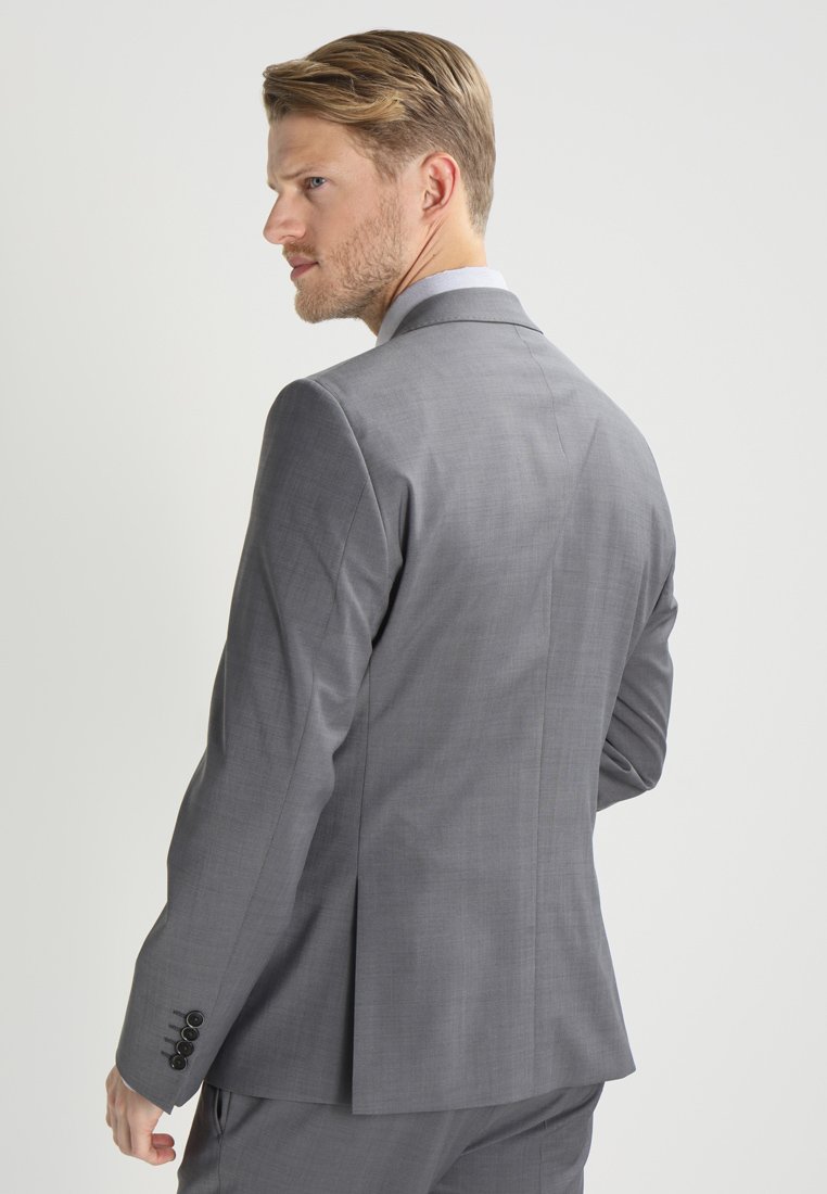 Bugatti FLEXCITY STRETCH SLIM FIT Dress grau Zalando.no Bugatti FLEXCITY-STRETCH SLIM FIT - Dress - grau