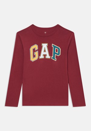 LOGO VALUE TEE BOYS - Top dugih rukava - red clay