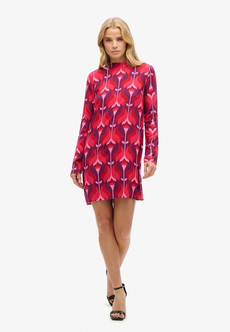 Superdry & Co Jurk donkerroze