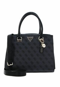 Guess - NOELLE GIRLFRIEND SATCHEL - Handbag - coal logo Thumbnail Image 1