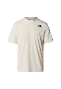 The North Face FOUNDATION MOUNTAINS FACES - Camiseta estampada - white dune