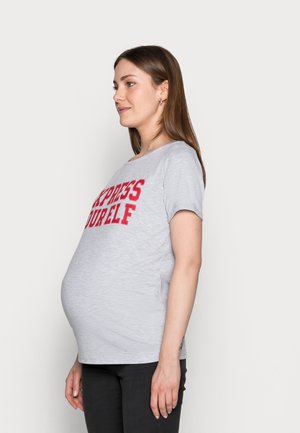 EXPRESS YOUR ELF TEE - Triko s potiskem - grey