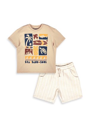 Denokids BEKLEIDUNG SET SUMMER - Shorts - cream-brown cff-y