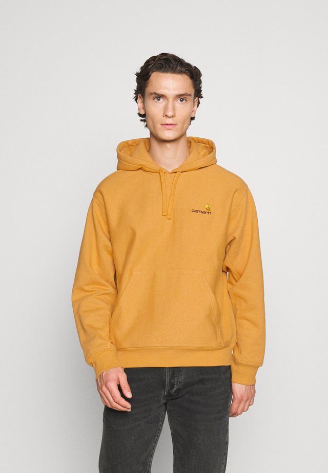 HOODED AMERICAN SCRIPT - Sweat à capuche - winter sun