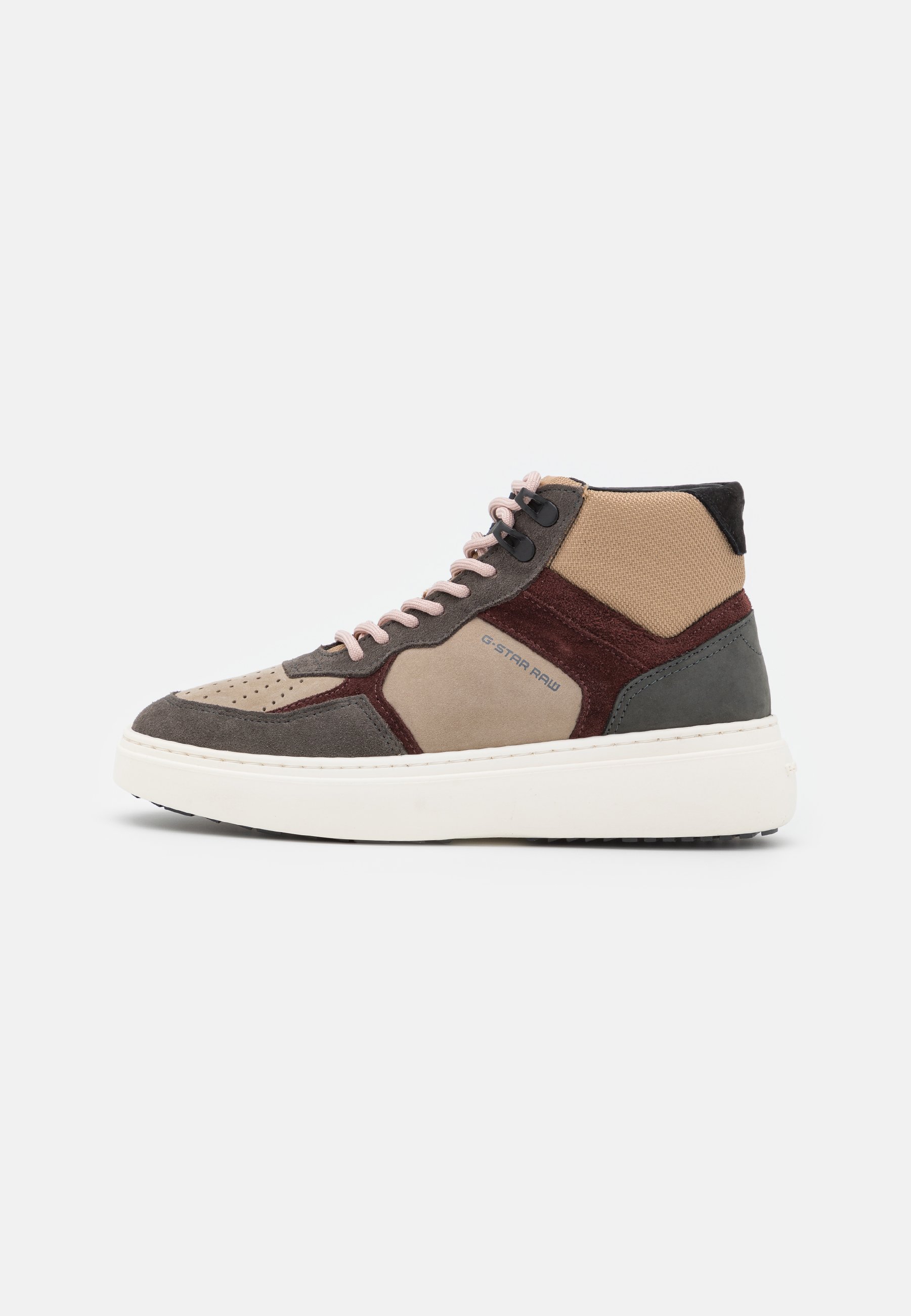 G-Star LASH MID BLK W - Sneakers hoog - sand/red brown/Bruin - Zalando.nl