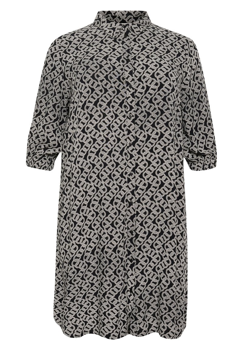 Kaffe Curve Blousejurk zwart Kaffe Curve Blousejurk zwart