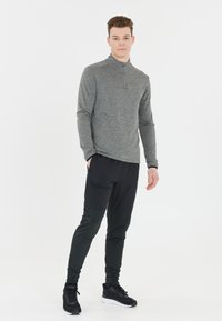 Endurance Langærmet T-shirt - mid grey melange