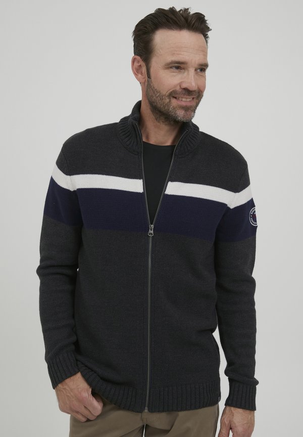 FQEdvard - Cardigan - charcoal mix