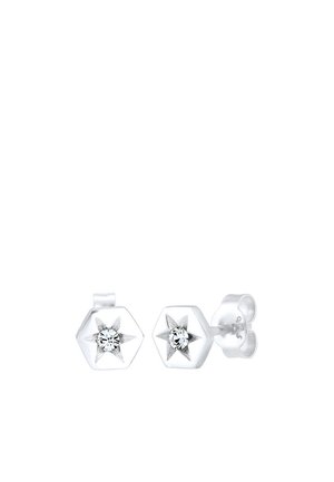 SPARKLING STAR ASTRO - MIT KRISTALLEN VON SWAROVSKI® - Oorbellen - silver-colored