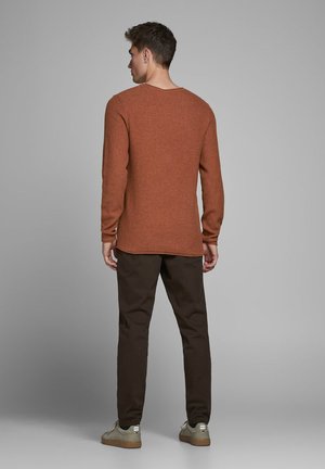 Jack & Jones PREMIUM, Jersey de punto - leather brown
