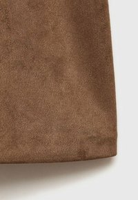 Mango Fustă în formă de A - light brown