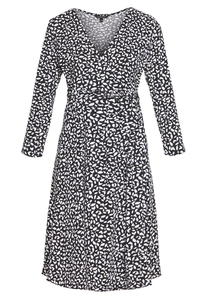 banana republic black and white wrap dress Banana Republic Tulip Wrap Dress main image 1