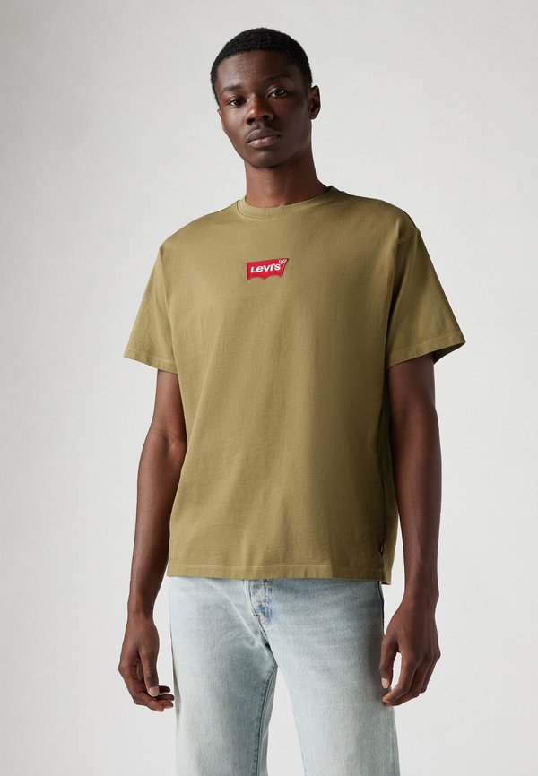 VINTAGE FIT GRAPHIC TEE - Print T-shirt - burnt olive