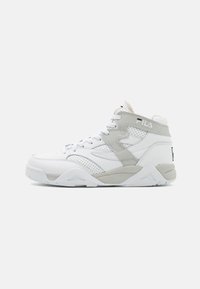 Unselected, white/gray violet