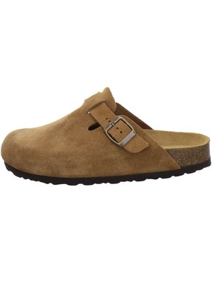 Clogs - cognac