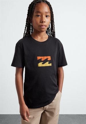 TEAM WAVE - Tricou cu imprimeu - black