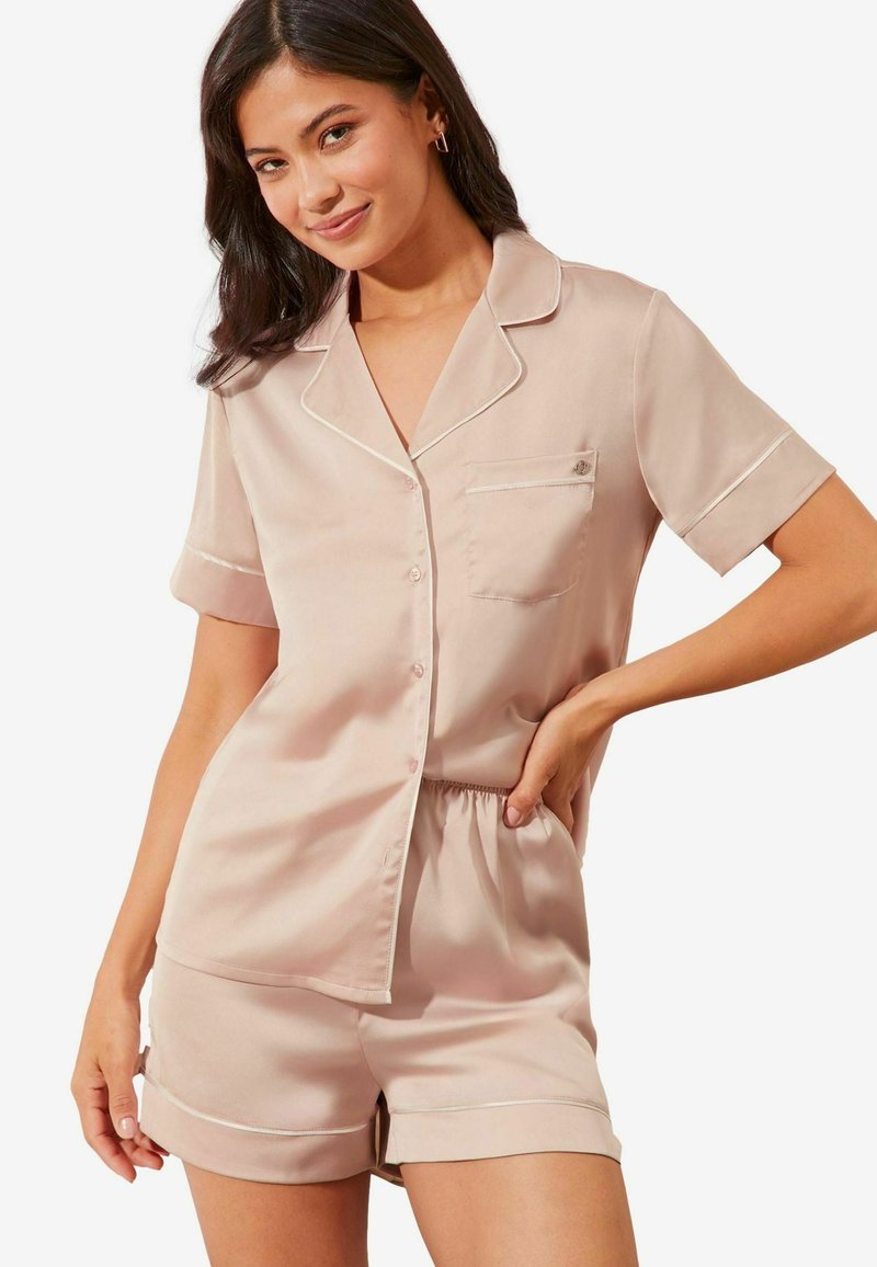 Lipsy SHORTS SLEEVE SET REGULAR FIT - Pidžaamakomplekt - pink