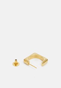 MISHO MINI BOX HOOPS - Náušnice - gold-coloured
