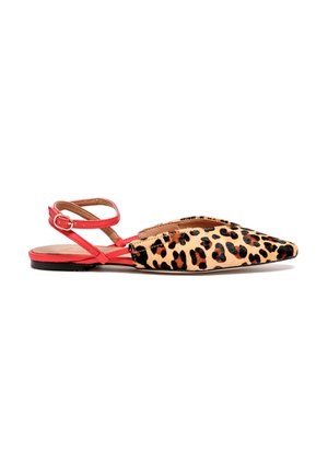 Bailarinas con tira trasera - leopardo