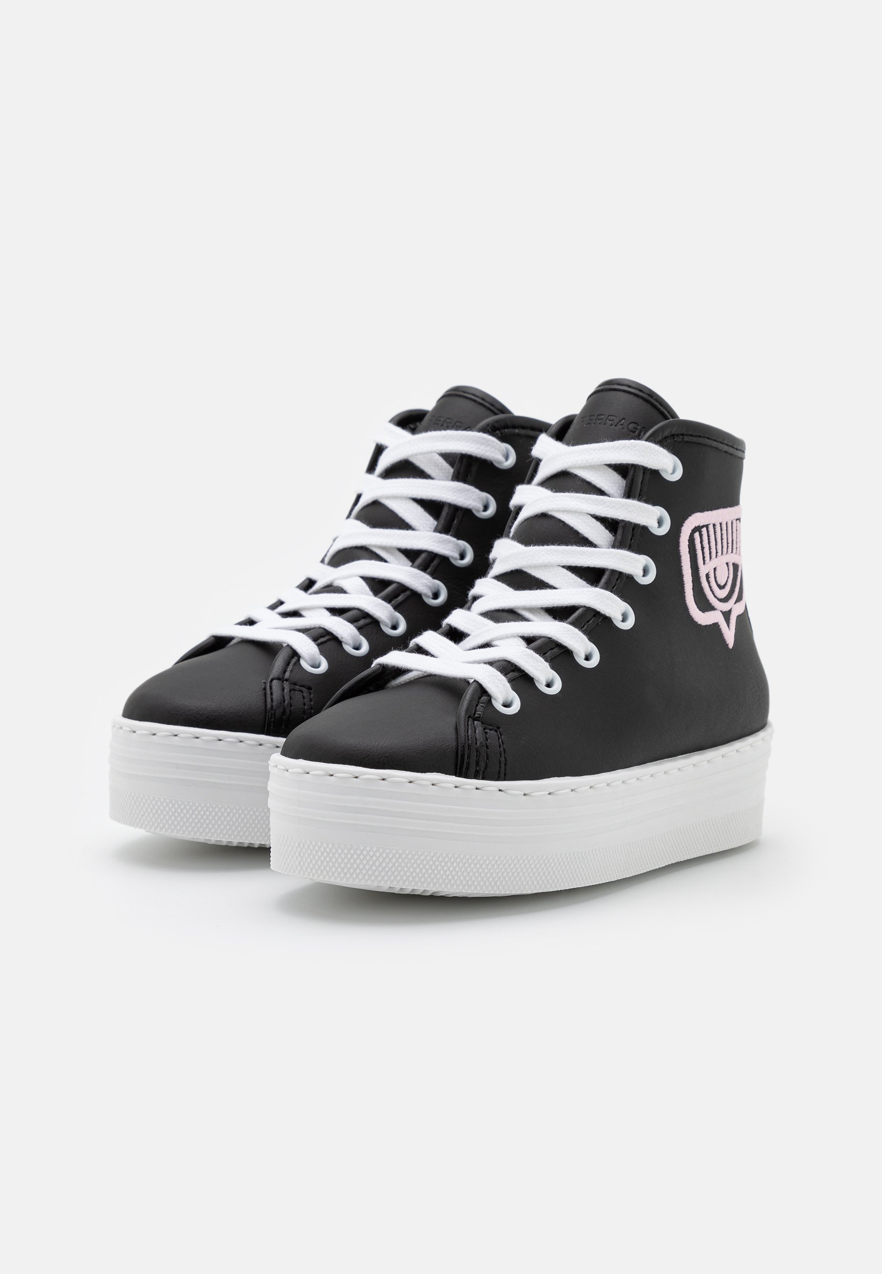 CHIARA FERRAGNI EYELIKE - Zapatillas altas - black/negro - Zalando.es