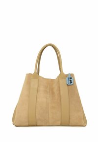 LEATHER SHOULDER BAG - Käekott - mink