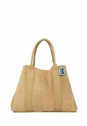 LEATHER SHOULDER BAG - Kézitáska - mink