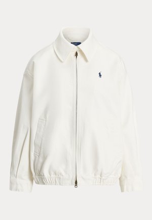 DOUBLE-FACED COTTON JACKET - Μπουφάν τύπου bomber - trophy cream