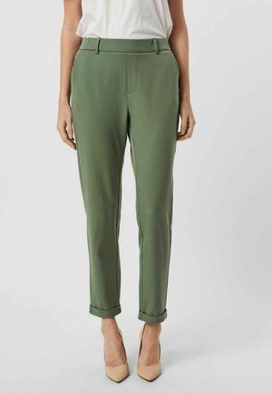 Stoffhose - mottled green