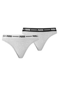 WOMEN 2 PACK - String - grau