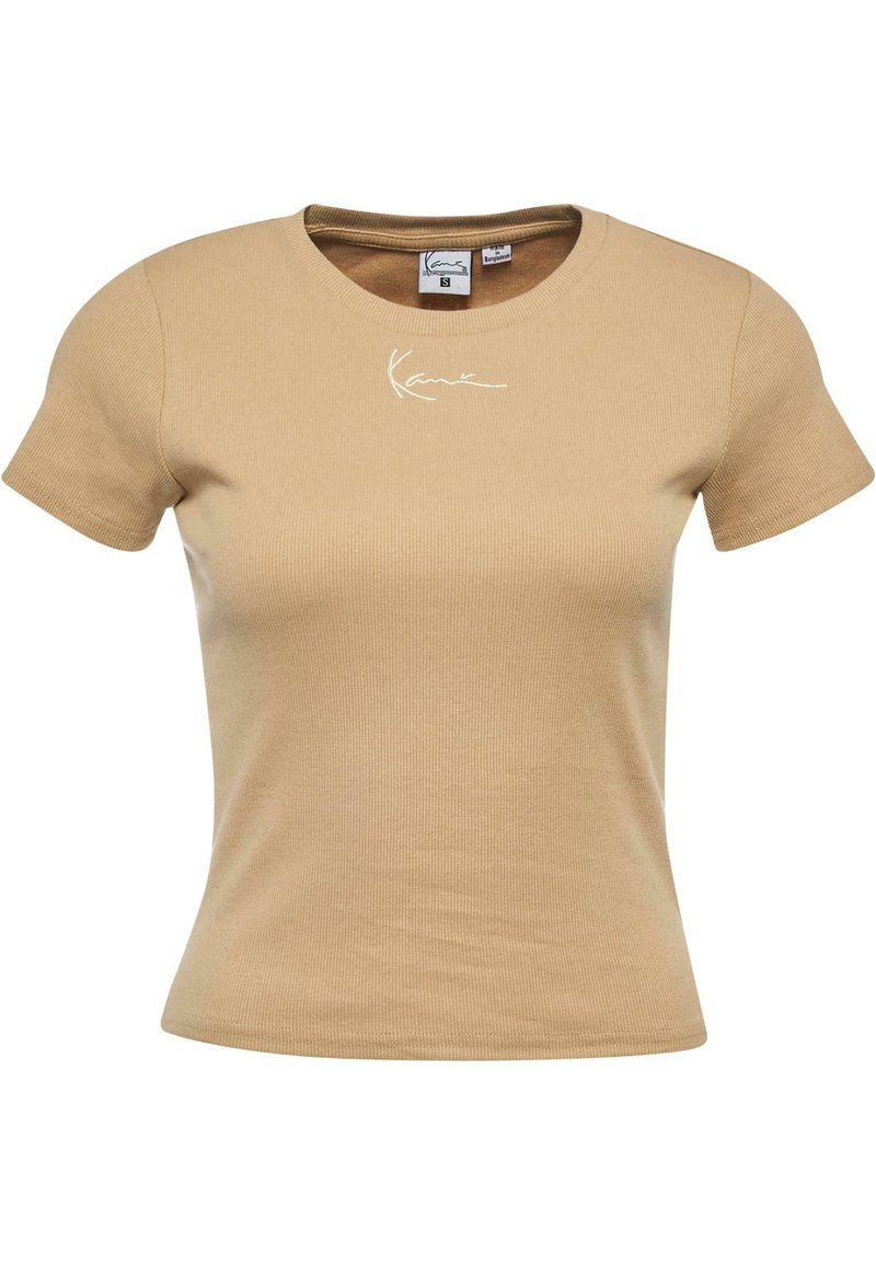 Karl Kani T-shirt basic zandkleur