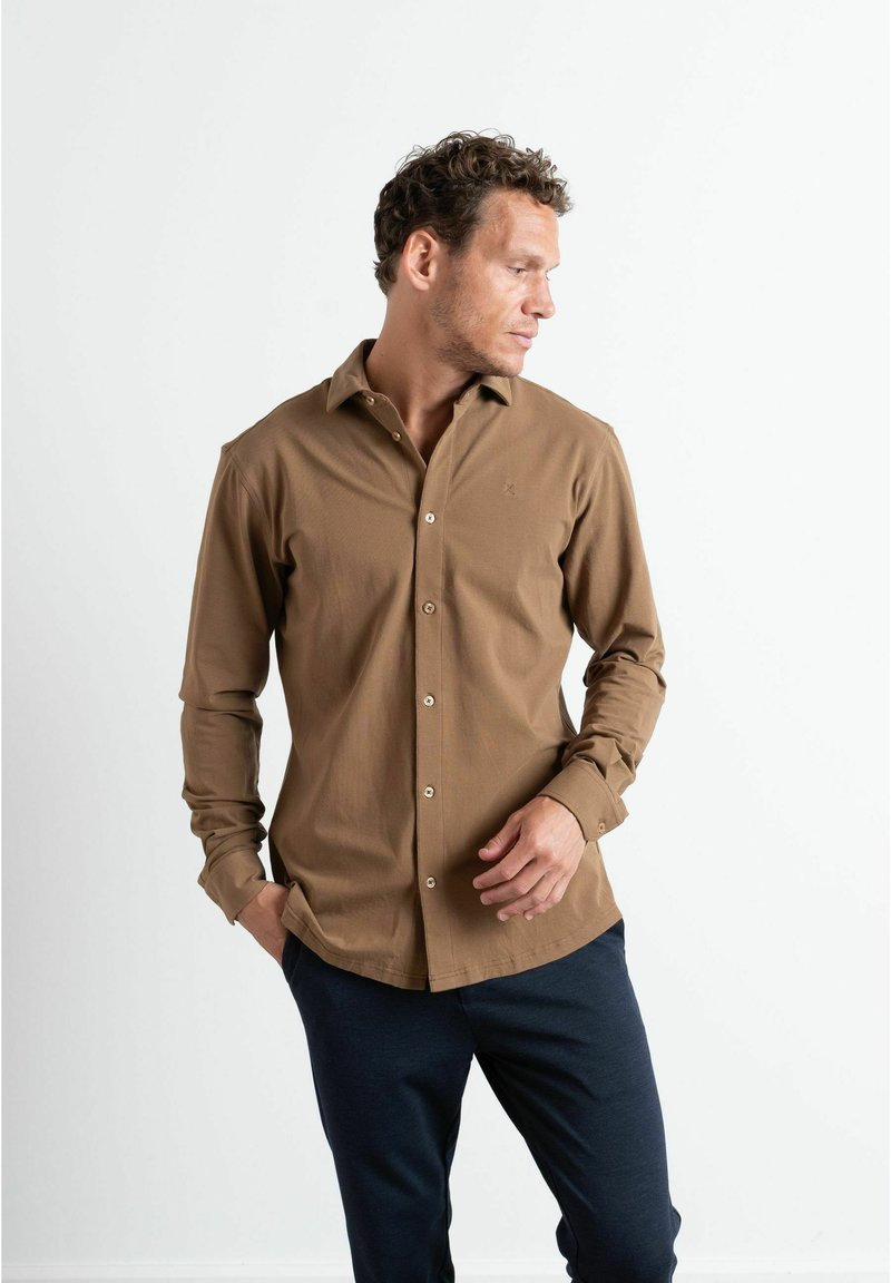 Clean Cut Copenhagen STRETCH - Svečana košulja - brown