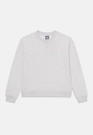 New Balance SMALL LOGO CREW - Sweatshirt - ash heather