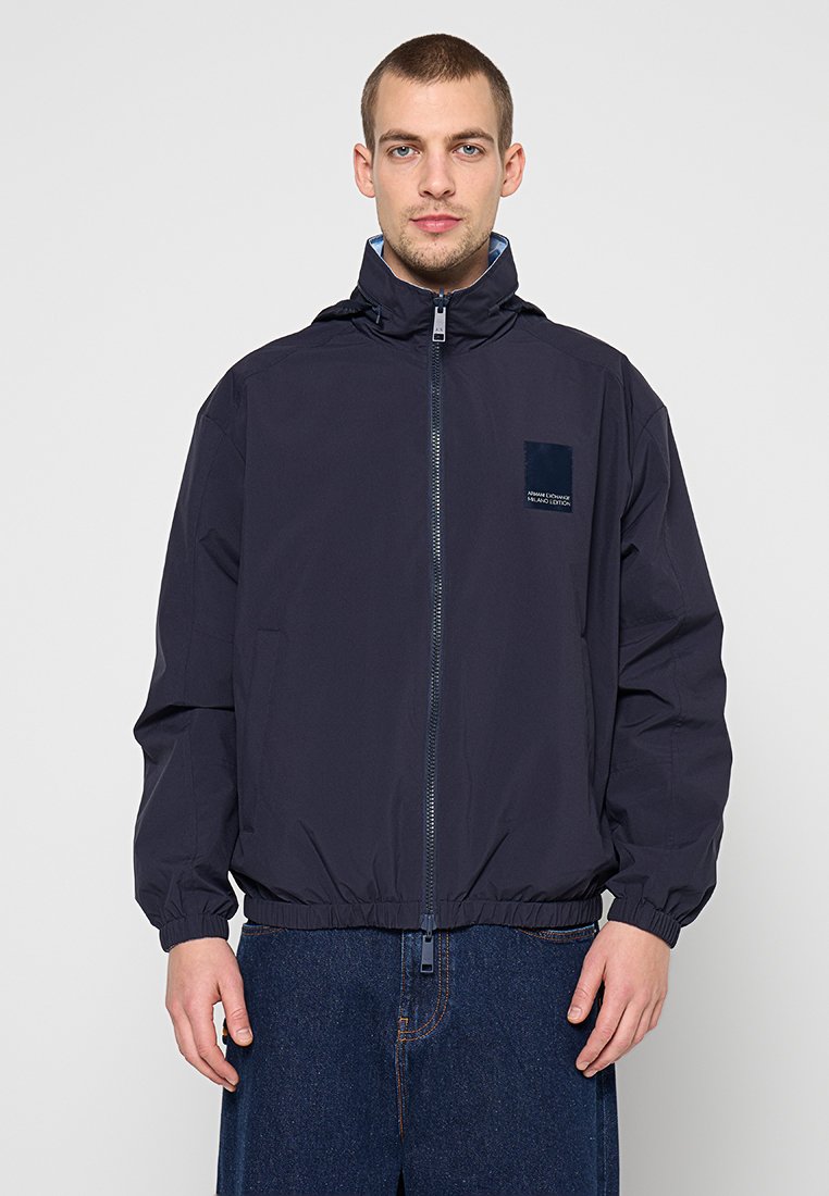 Armani Exchange Lichte jas blauw