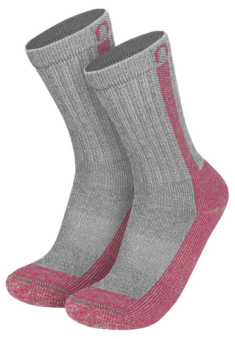 Normani NOWRA MERI SPORT MID CUT 2 PACK - Socken - grau/pink