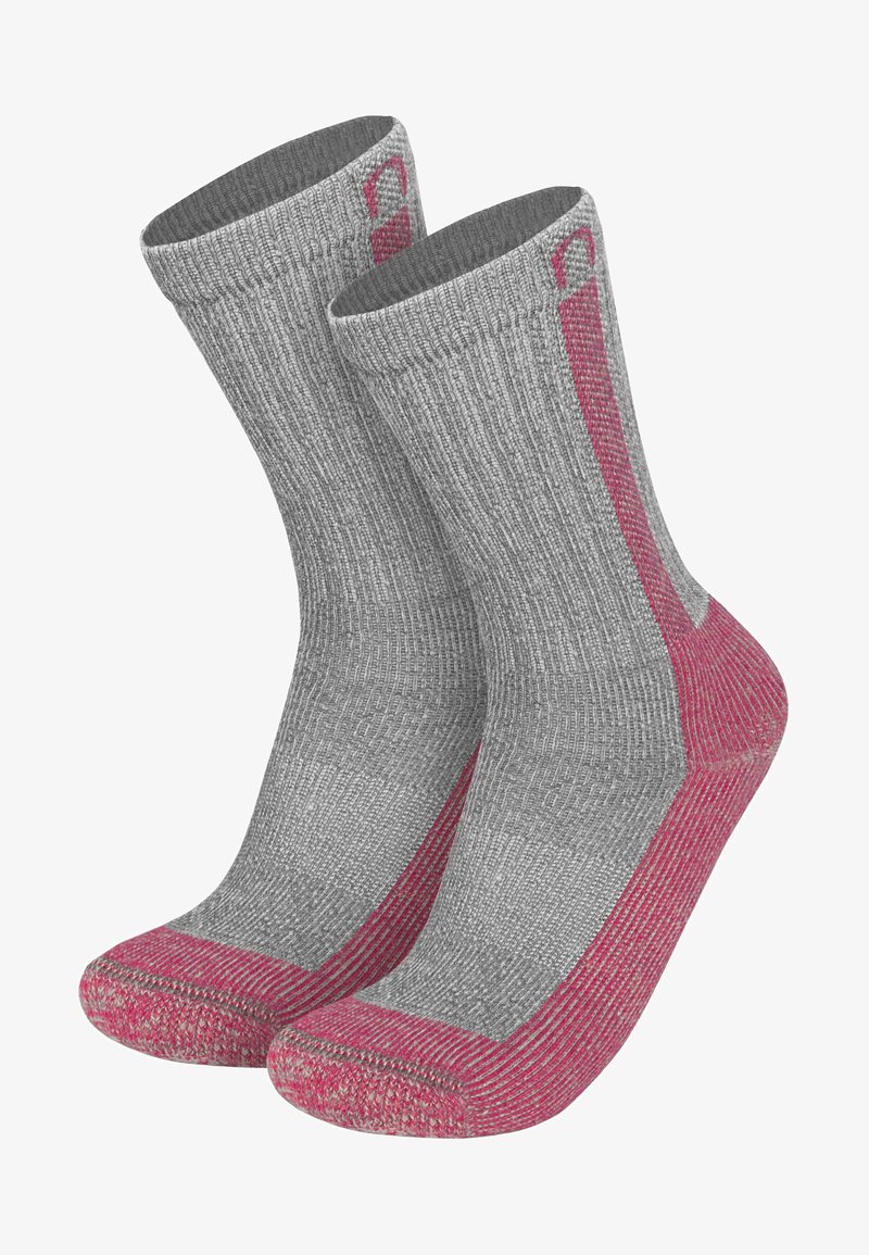 Normani NOWRA MERI SPORT MID CUT 2 PACK - Socken - grau/pink