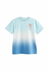 Next RELAXED FIT TIE-DYE SHORT SLEEVE STANDARD - Apdrukāts T-krekls - blue
