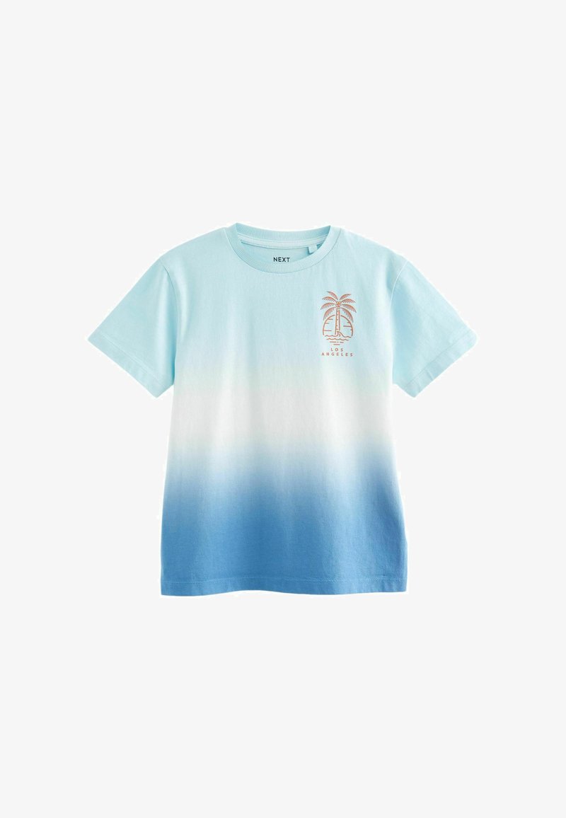 Next RELAXED FIT TIE-DYE SHORT SLEEVE STANDARD - Apdrukāts T-krekls - blue