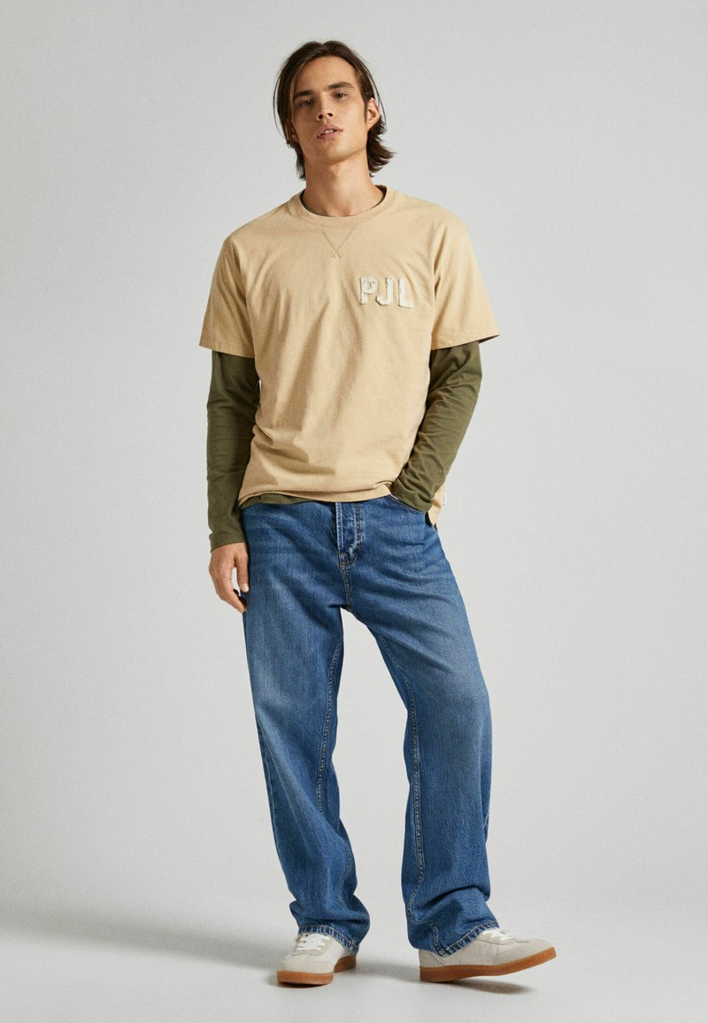 Pepe Jeans T-shirt print kaki