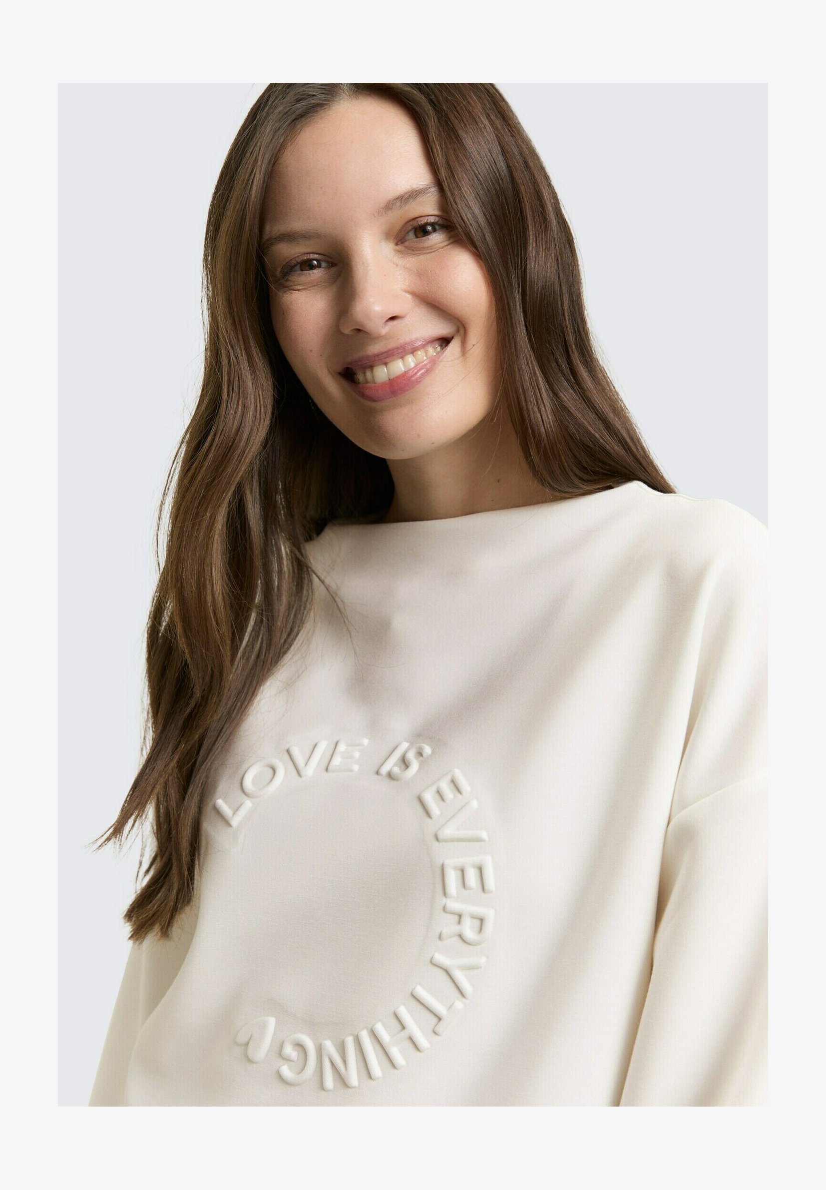 TOM TAILOR Maglietta Maniche Lunghe Donna – Basic In Lyocell Sostenibile, Vestibilità Normale, Collezione BE PART