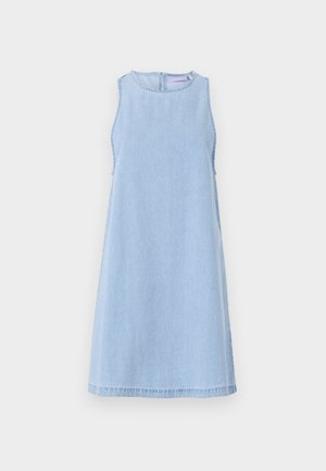 JJXX, JXMACY SHORT A SHAPE DRESS - Farmerruha - light blue denim