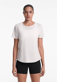 OYSHO SHORT-SLEEVED TECHNICAL - T-Shirt basic - white