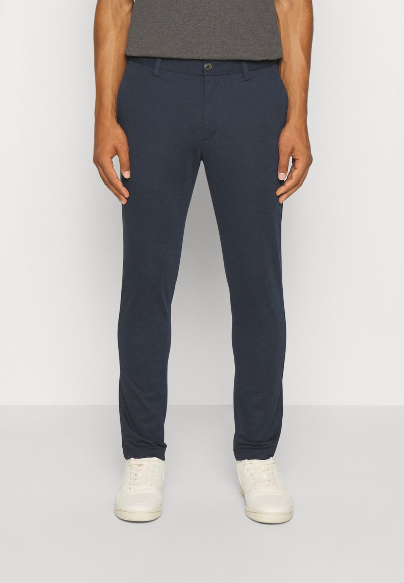 Jack & Jones JPSTMARCO JJBOWIE - Pantaloni - flint stone/blu