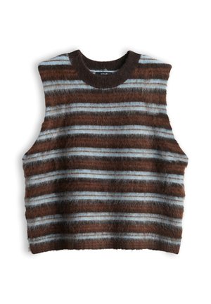 OPUS, SLIM FIT FLUFFY TEXTURE - Jumper - dusty aqua