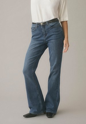 KAforest HW 1Slim Fit Stretch Jeans - Jean bootcut - medium blue denim