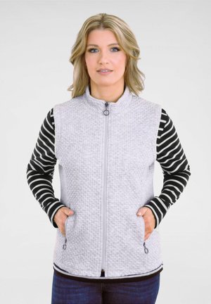 Bodywarmer - hellgrau meliert